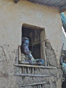 small shop in Mecheke, a traditional Konso village 