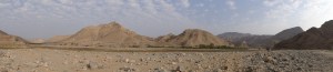 Landscape in the Afar region