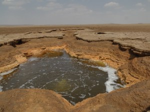 hot spring in Dallol