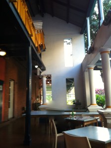 The café/restaurant at the French-Mozambican cultural centre in Maputo