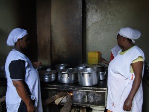 The main kitchen at Dashen